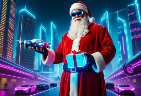 Cyberpunk Santa Claus