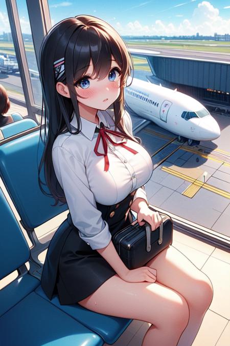 girl like departure lounge