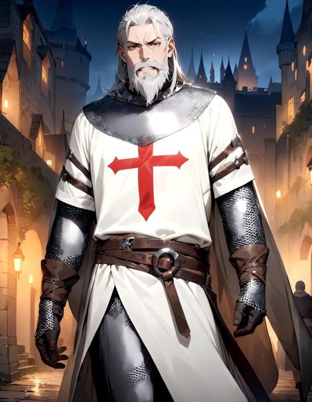 Knights Templar clothing SDXL