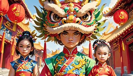 ?Lunar New Year Dragon Mask? (SDXL)