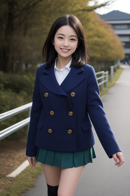 ooarai winter school uniform (girls und panzer) / 大洗女子冬服 (ガールズアンドパンツァー)