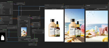 Change product background with the image of your choice using Style Transfer.版本v1.0 (ID: 461152)