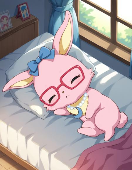 Luna wearing glasses(Jewelpet)