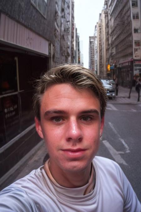 Model Young man