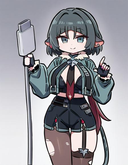 呐~给你充 meme holding charging cable [a31 | pony]