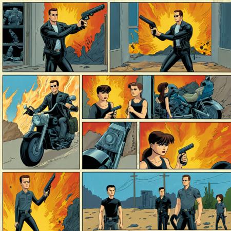 Comic Book Page style XL + F1D