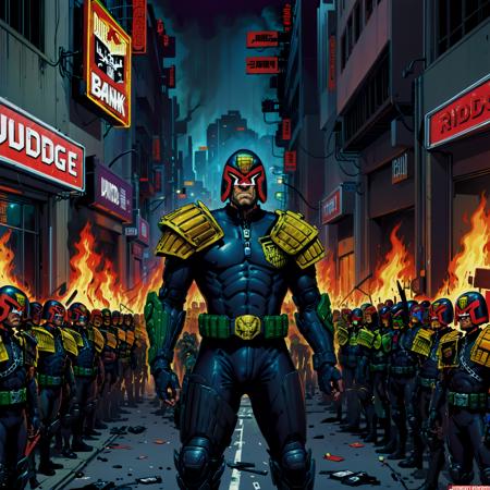 Judge Dredd Comic Style (SDXL)