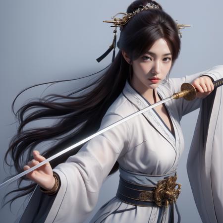 Chinese female swordsman