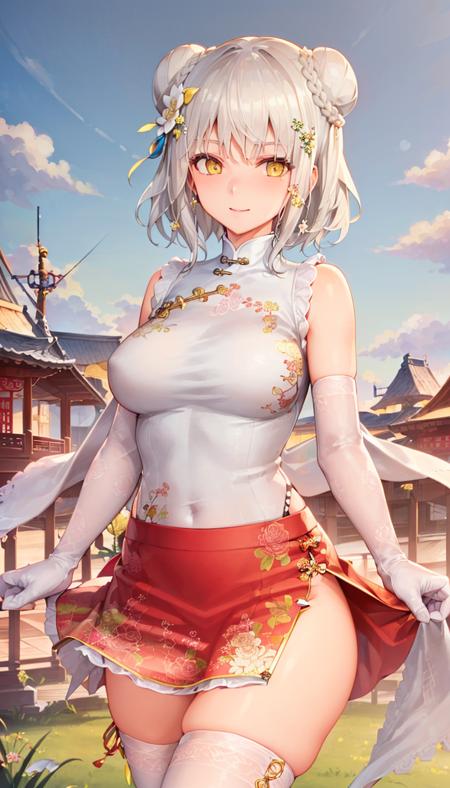 战舰少女r-重庆-曙光女神(Aurora)-绯衣金带服饰
