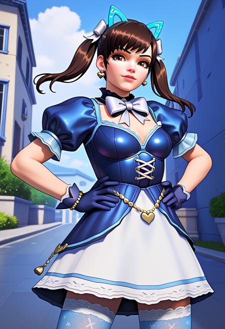 Dainty Cat D.Va Skin (Pony & Illustrious)版本Pony-v1.0 (ID: 1219226)