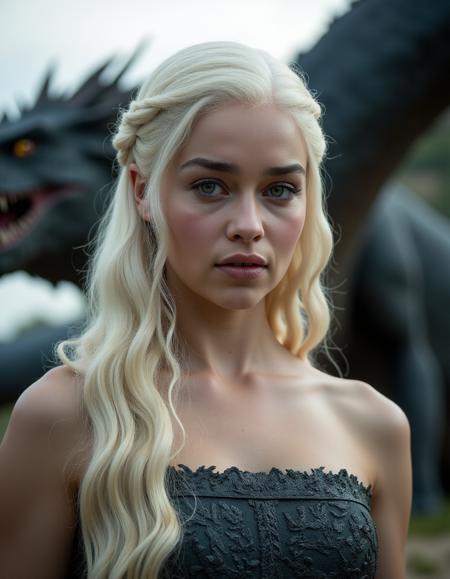 Emilia Clarke as Daenerys Targaryen - LORA  - FLUX and PONY ?