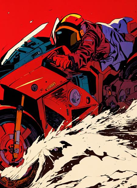 Waifu on Motorcycle