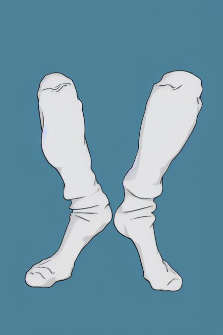 socks removed - white | simple painting layer