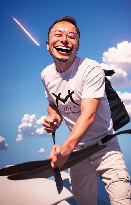 Yue Minjun signature smile Style