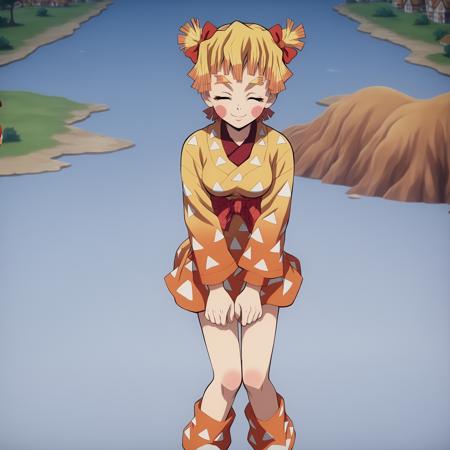 Slime's Zenitsu Show Girl Disguise (Demon Slayer)