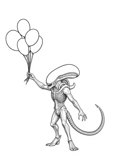 Xenomorph / Alien - Flux1.D & SDXL