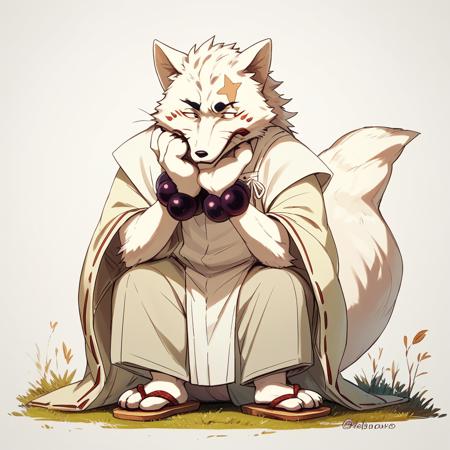 Gintaro (Gingitsune) | Гинтаро (Серебряный лис) [Pony]