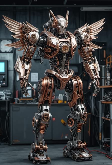 Dynamic Wildcard - steampunk robot unleashed