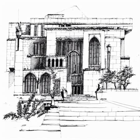 Architecture sketch style版本v1.0 (ID: 756561)