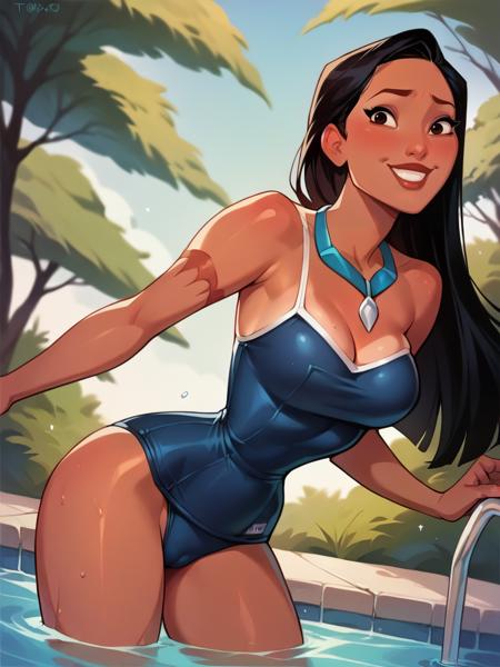 Pocahontas Disney Princess - SD 1.5 | XL PONY - by YeiyeiArt