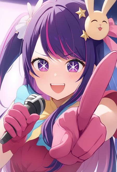 [Pony XL] Hoshino Ai/星野爱/星野アイ 我推的孩子 推しの子版本v1.0 (ID: 644864)