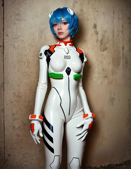 Latex Rei Ayanami Cosplay | SDXL/Pony | Multiple Outfits版本v1 Classic Plugsuit Pony (ID: 462016)