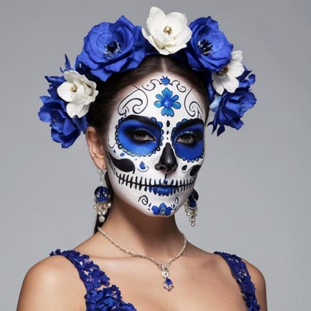 Talavera Catrina Makeup Mexican Skull (Dia de los muertos) LoRA SDXL