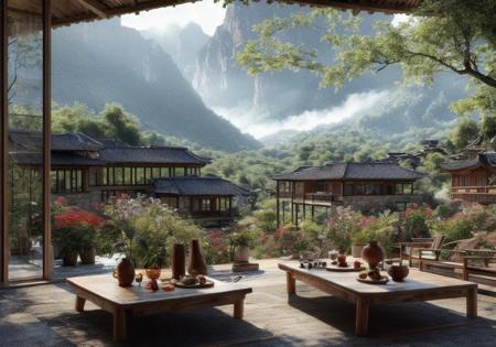 新中式、现代化室内设计 Utopian Rustic Chinese Interior版本v1.0 (ID: 700894)
