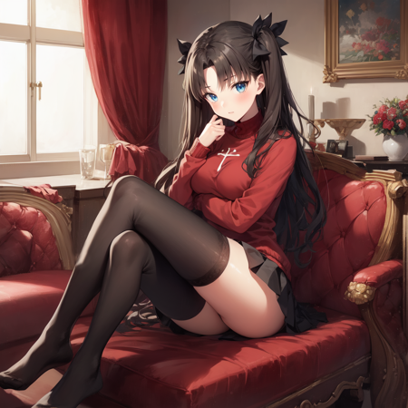 Rin tohsaka LORA and(Pony) from fate stay night visual novel版本Rin tohsaka 2.0 (ID: 298758)