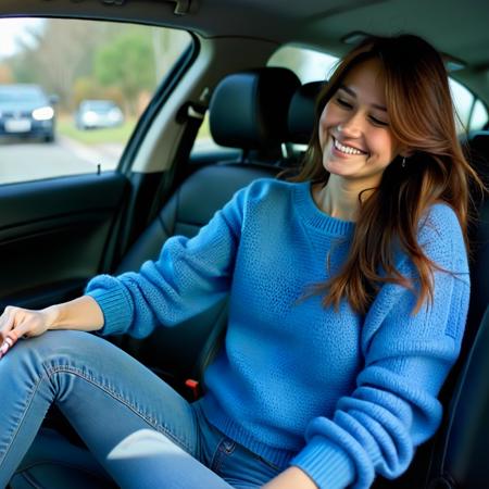 girls in cars