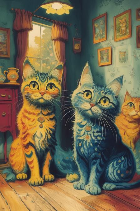 style of Louis Wain 120