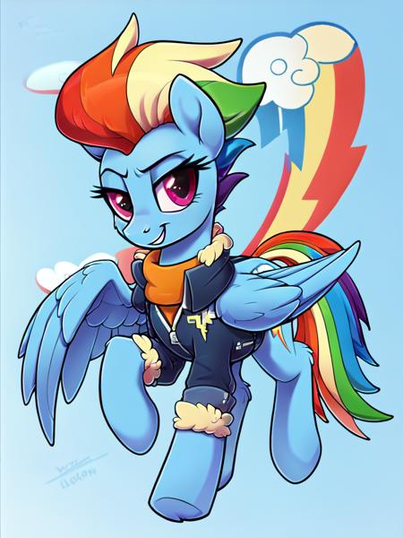 Older Rainbow Dash