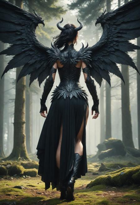 DonM - Dragons and Wings and Back view [Flux,SDXL]