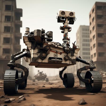 Curiosity Mars Rover - SDXL