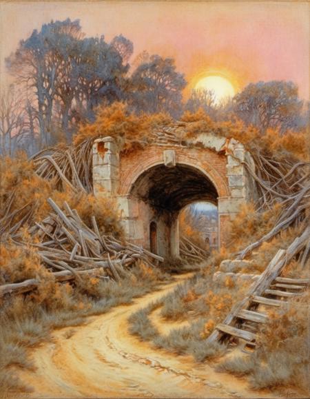 Cottage Core Painting - Helen Allingham Style