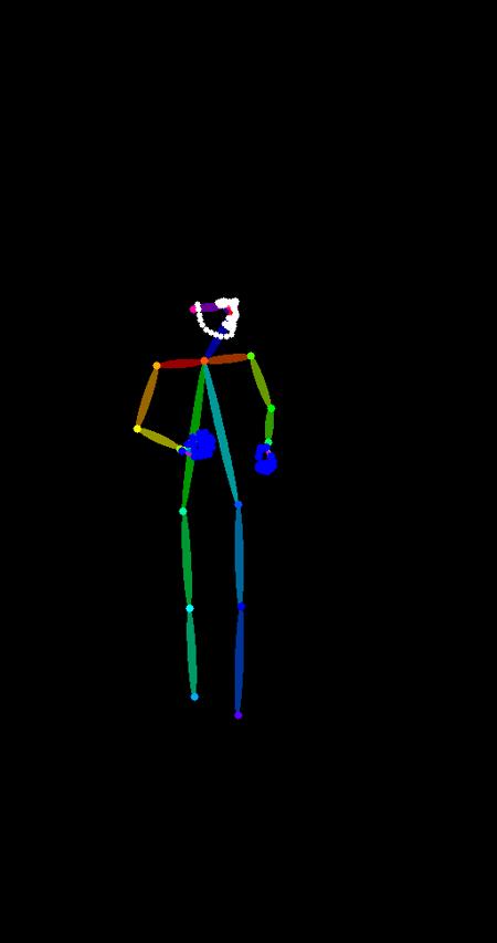 Open Pose / DWPose Running animation / figures版本v1.0 (ID: 183609)