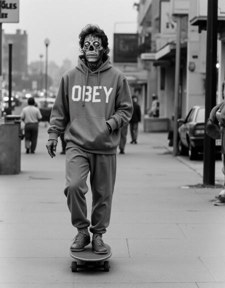 Aliens form They Live/Invasion Los Angeles (1988) - Flux1.D