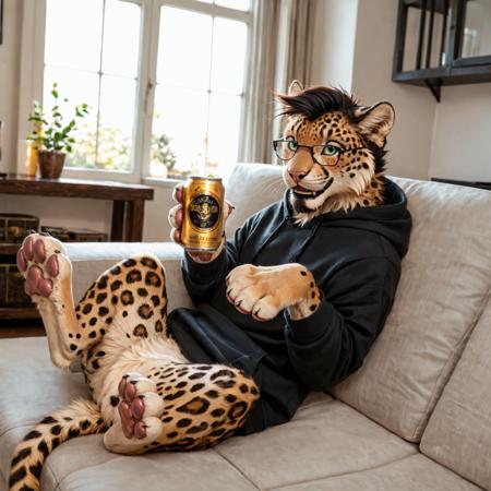 Clothed Feral Big Cats LoRA