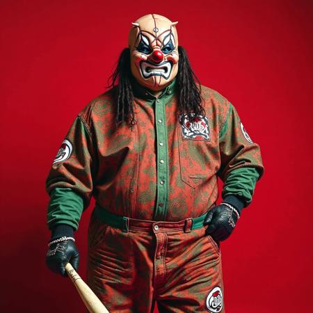 SLIPKNOT band. Number 6 masked. Clown