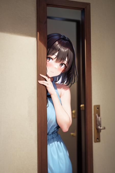 Pose LORA Peeking Out | 姿势 探出身子