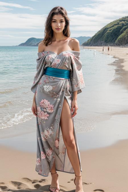 Kimono Floral Dress By Stable Yogi