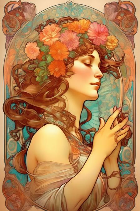 Alphonse Mucha Style