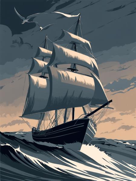 Angst SDXL - Illustrative Art Style