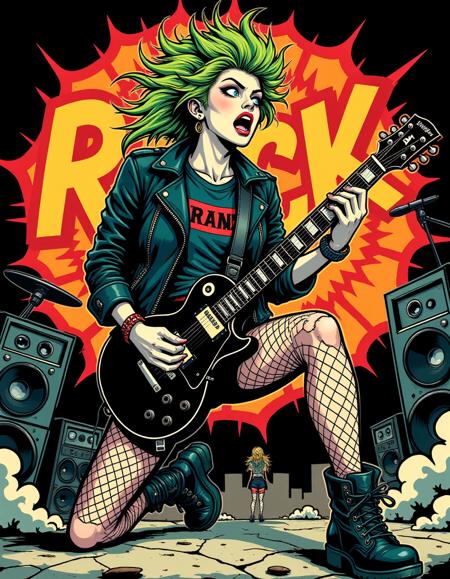 Neo-Pop Comic Punk Style