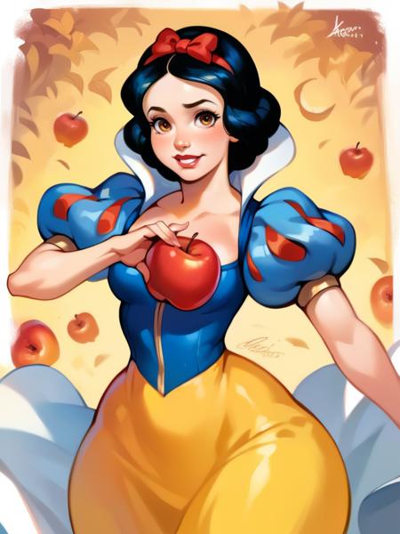 Snow White Disney Princess - SD 1.5 | XL PONY - by YeiyeiArt