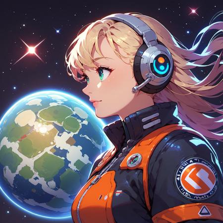 Space Pilot Woman Single Image Dataset LoRA