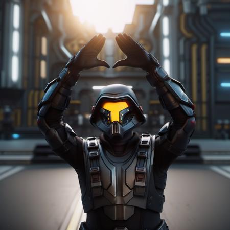 Nod soldier - Command and Conquer : Tiberian Sun - SDXL