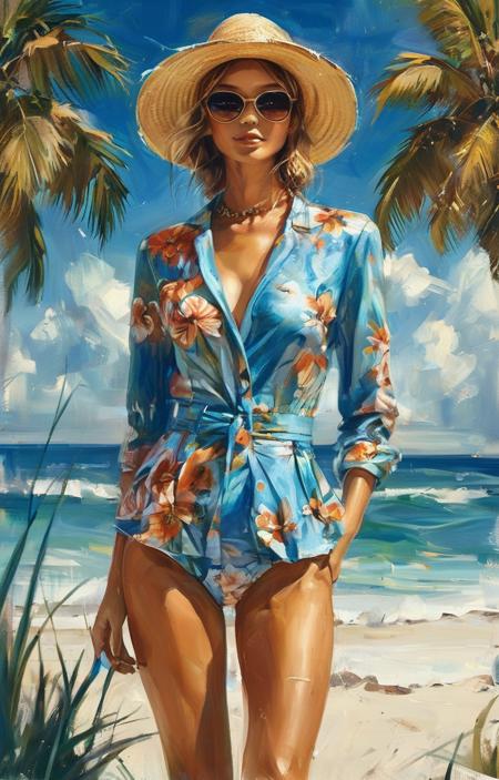 style of Beachwear fashion [SDXL] 265版本v1.0 (ID: 599760)
