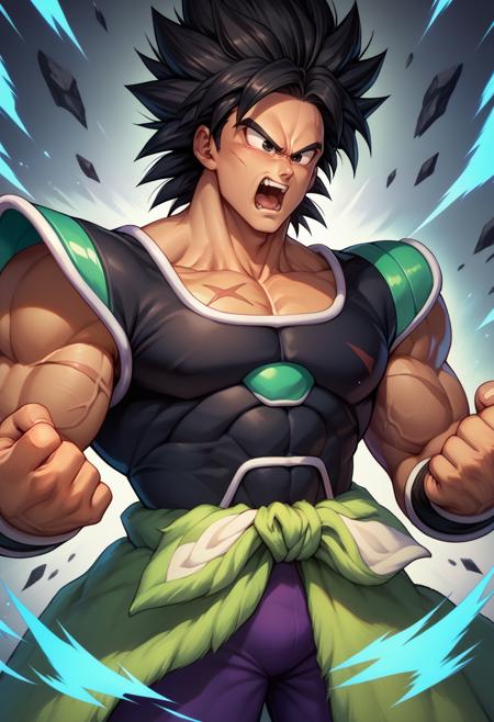 Broly | Dragon Ball Super | Character LoRA XL版本v1.0 (ID: 691635)