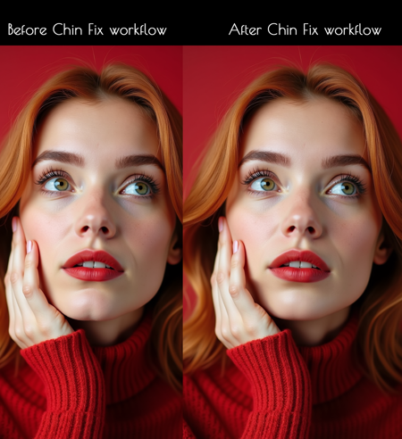 Automatic Chin Fixer workflow